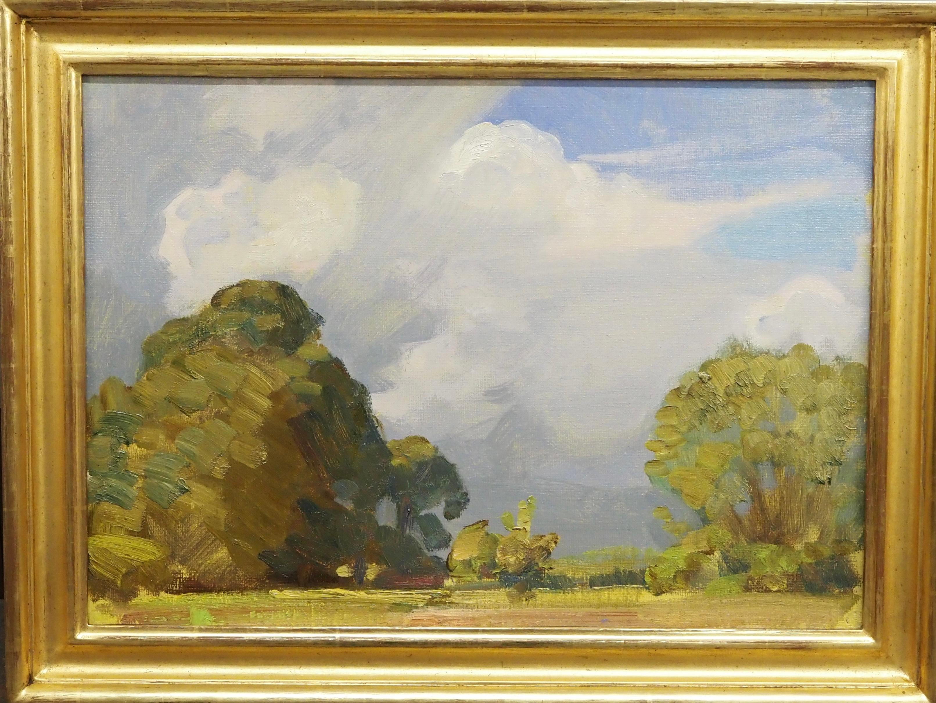 Harold Speed Landscape Painting – Landschaftsstudie