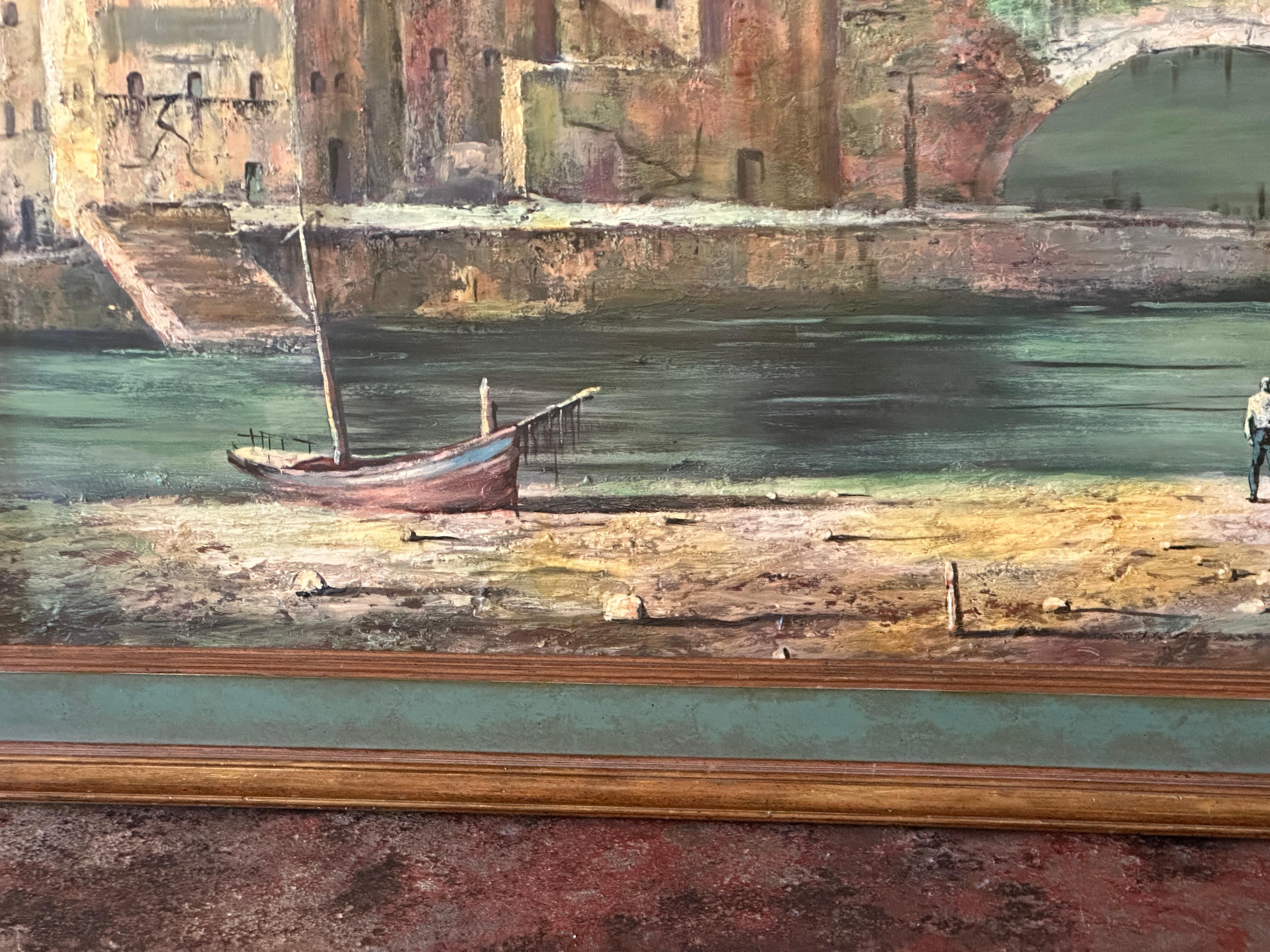 Pittura ad olio di Harold Stephenson, alias Abruzzi, 
