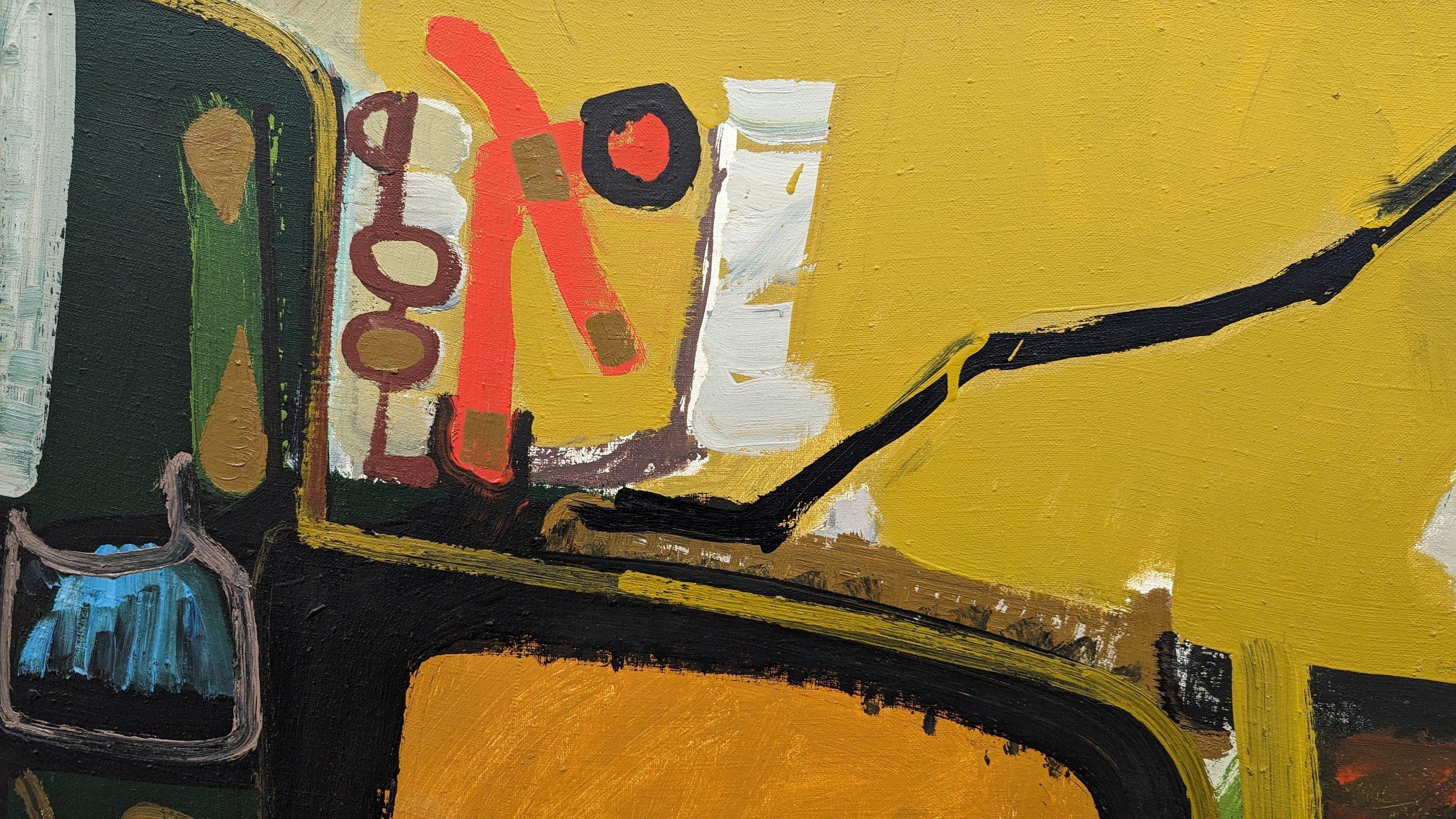 Salto a muro - Painting Astratto di Harold Town