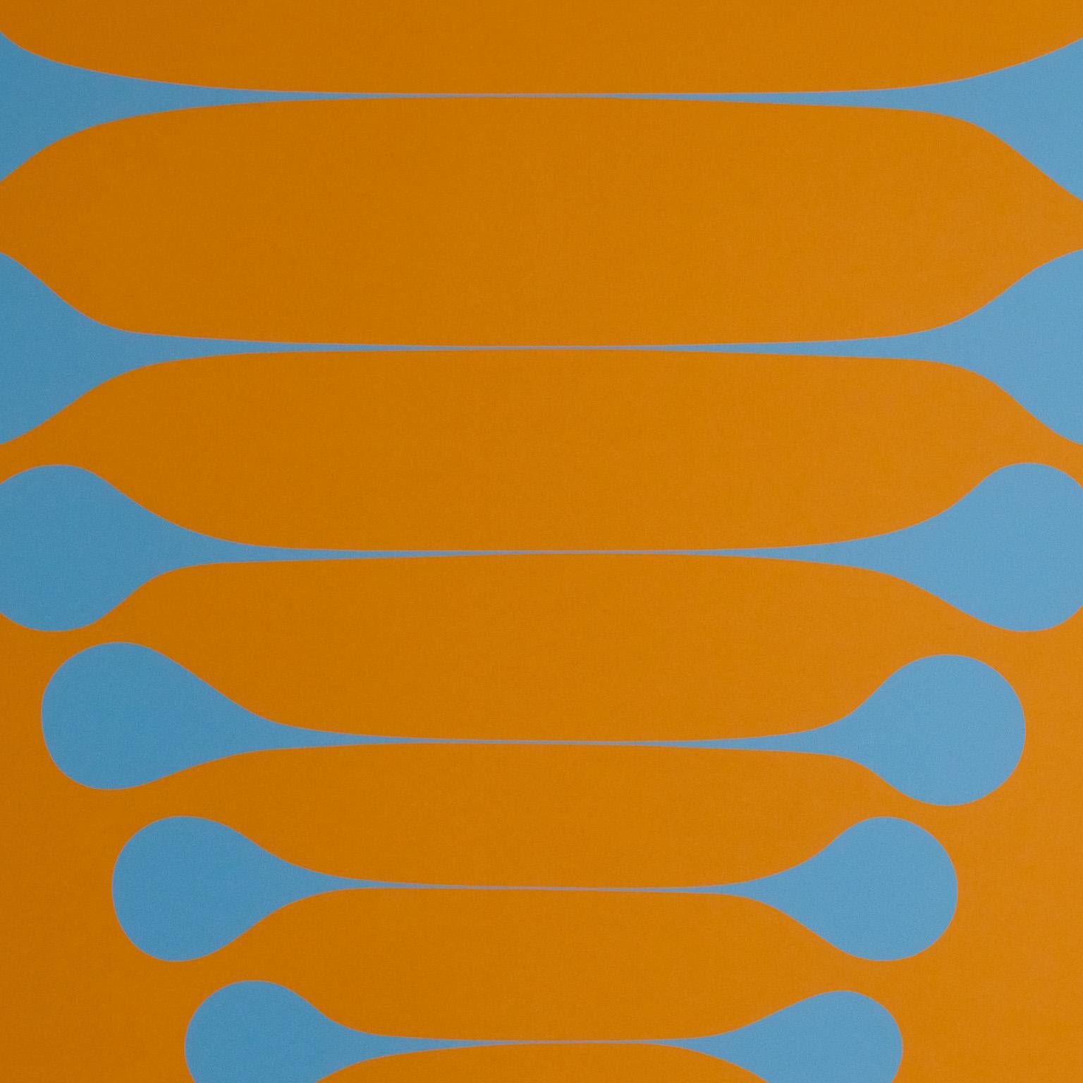 Orange Blue Stretch - Print by Harold Town