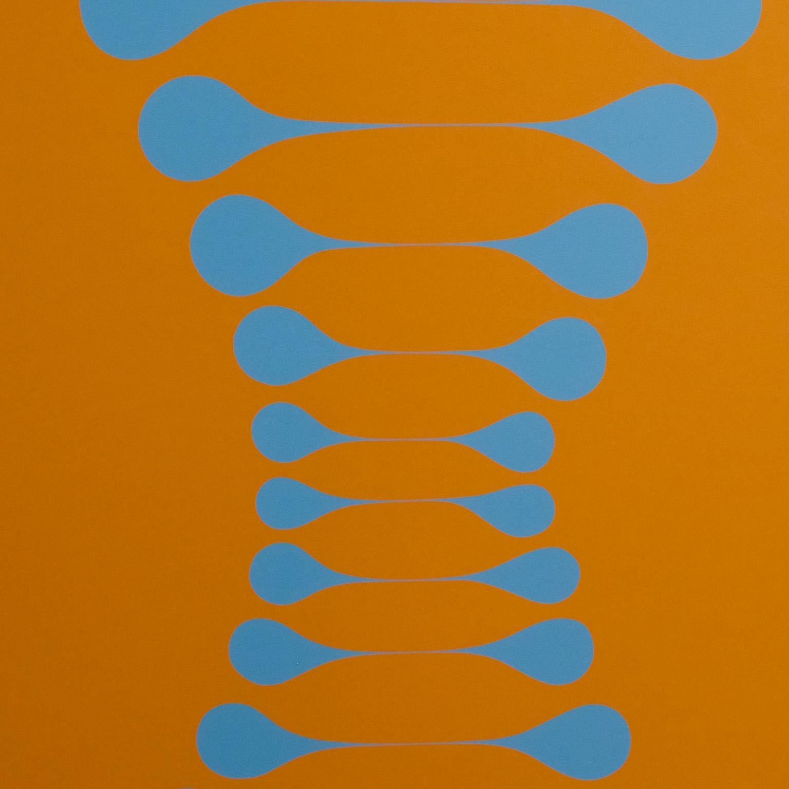 Orange Blue Stretch For Sale 1