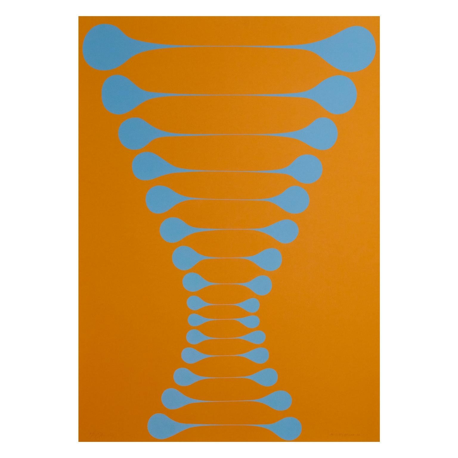 Orange Blue Stretch For Sale 3