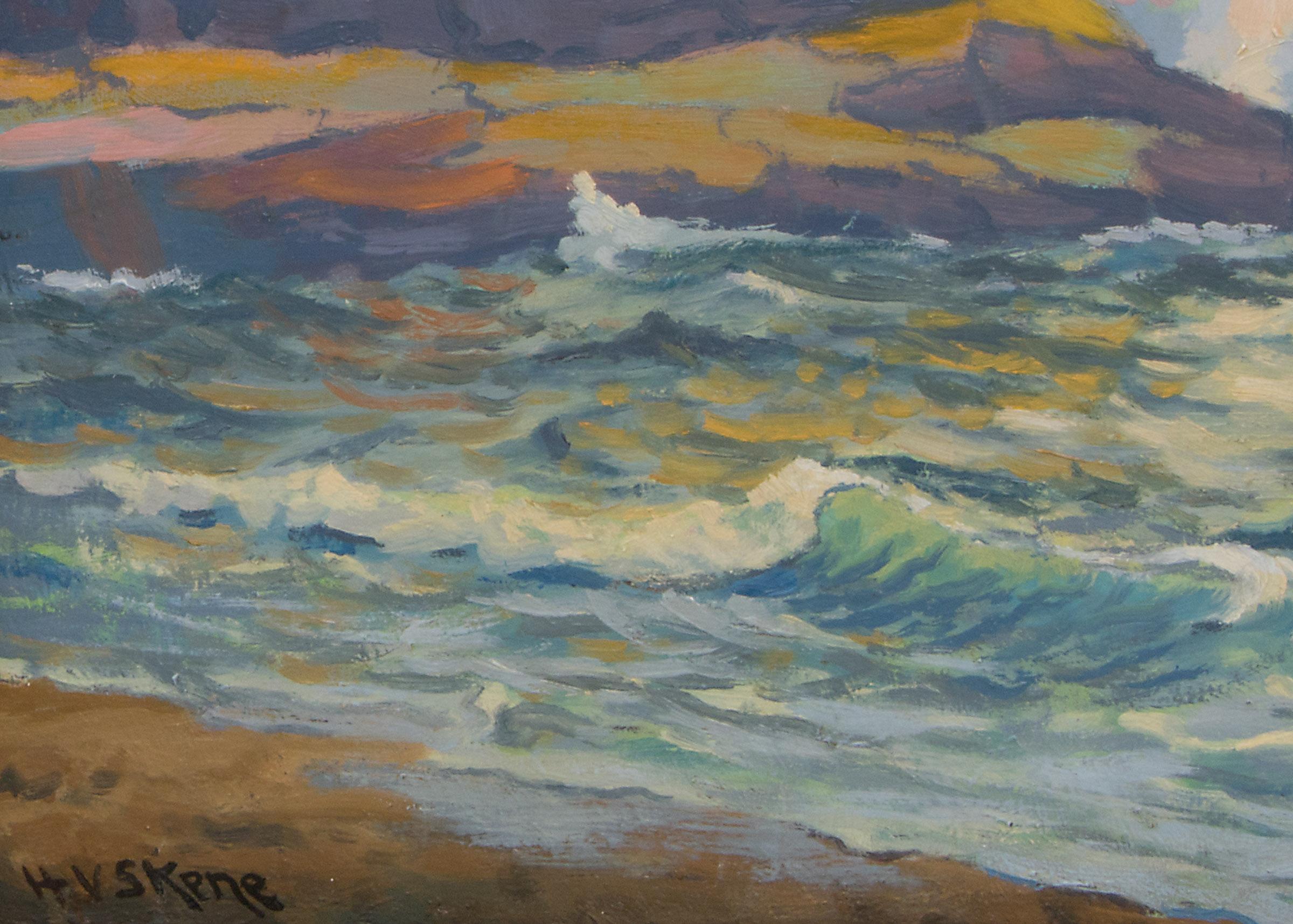 La Jolla (California) (Amerikanischer Impressionismus), Painting, von Harold Vincent Skene