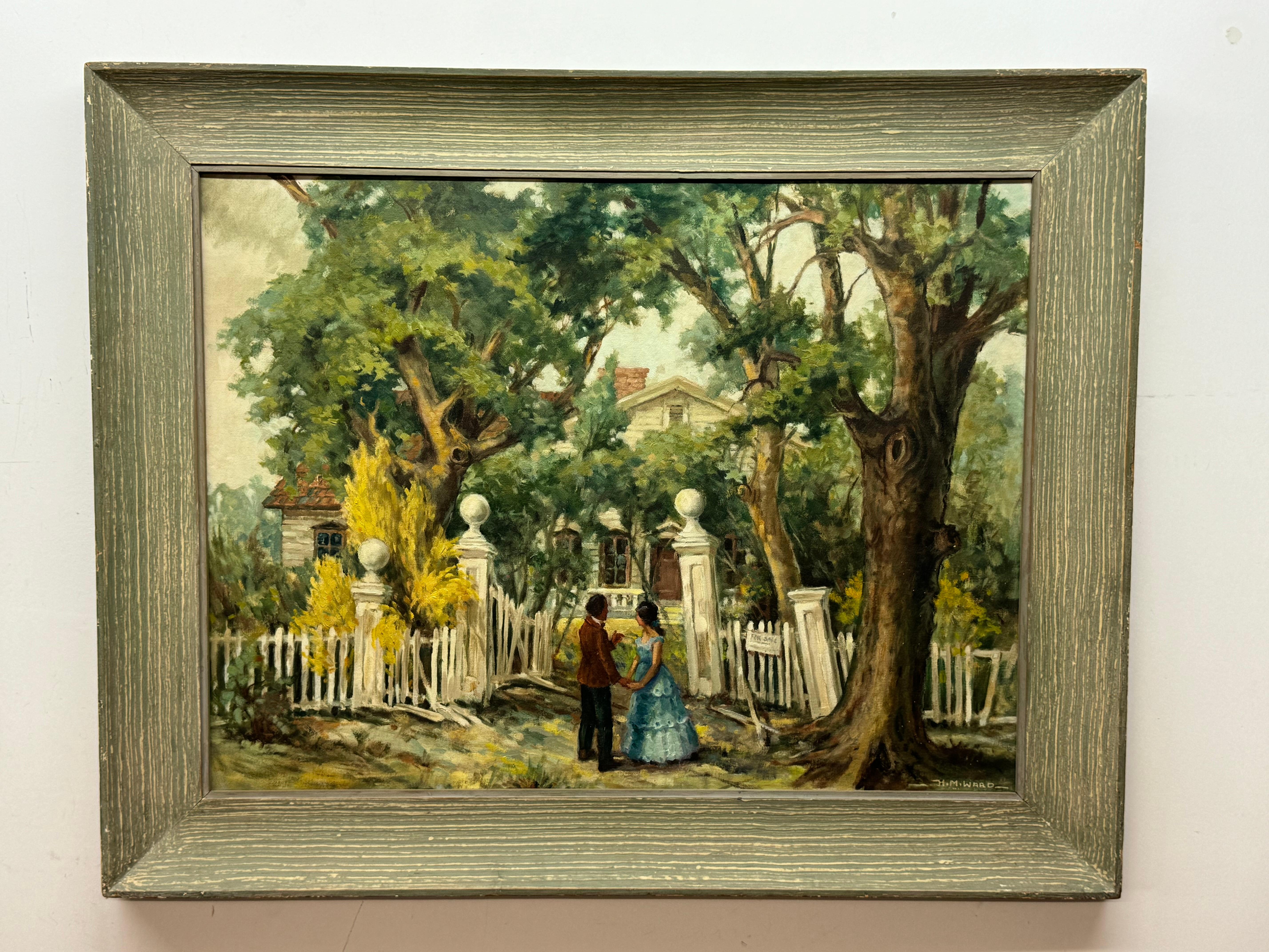 Harold Ward 1889 - 1973 "Bygone Days"

Oil on canvas mounted to wood panel 

22 x 29 unframed, 28.5 x 33.25 framed  
