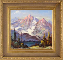 Glowing Mountains - Landscape 1940s