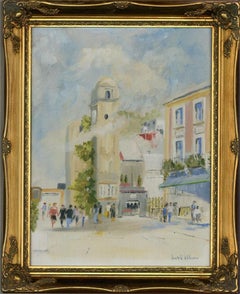 Harold Williams - 20th Century Oil, Clock Tower in Piazza Umberto I, Capri