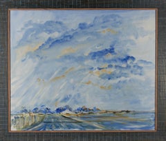 Harold Williams - 20th Century Oil, Landscape in Blue