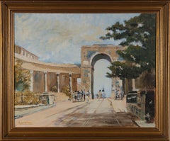 Harold Williams - Contemporary Oil, Embassy Arch, Corfu