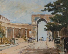 Harold Williams - Contemporary Oil, Embassy Arch, Corfu