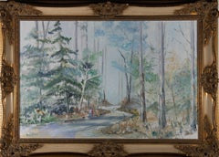 Harold Williams – Zeitgenössisches Ölgemälde, Road Through The Forest