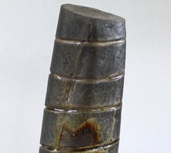 "VERTICAL 7", sculpture, clay, ceramic, abstract, tribal, pattern, tower, column