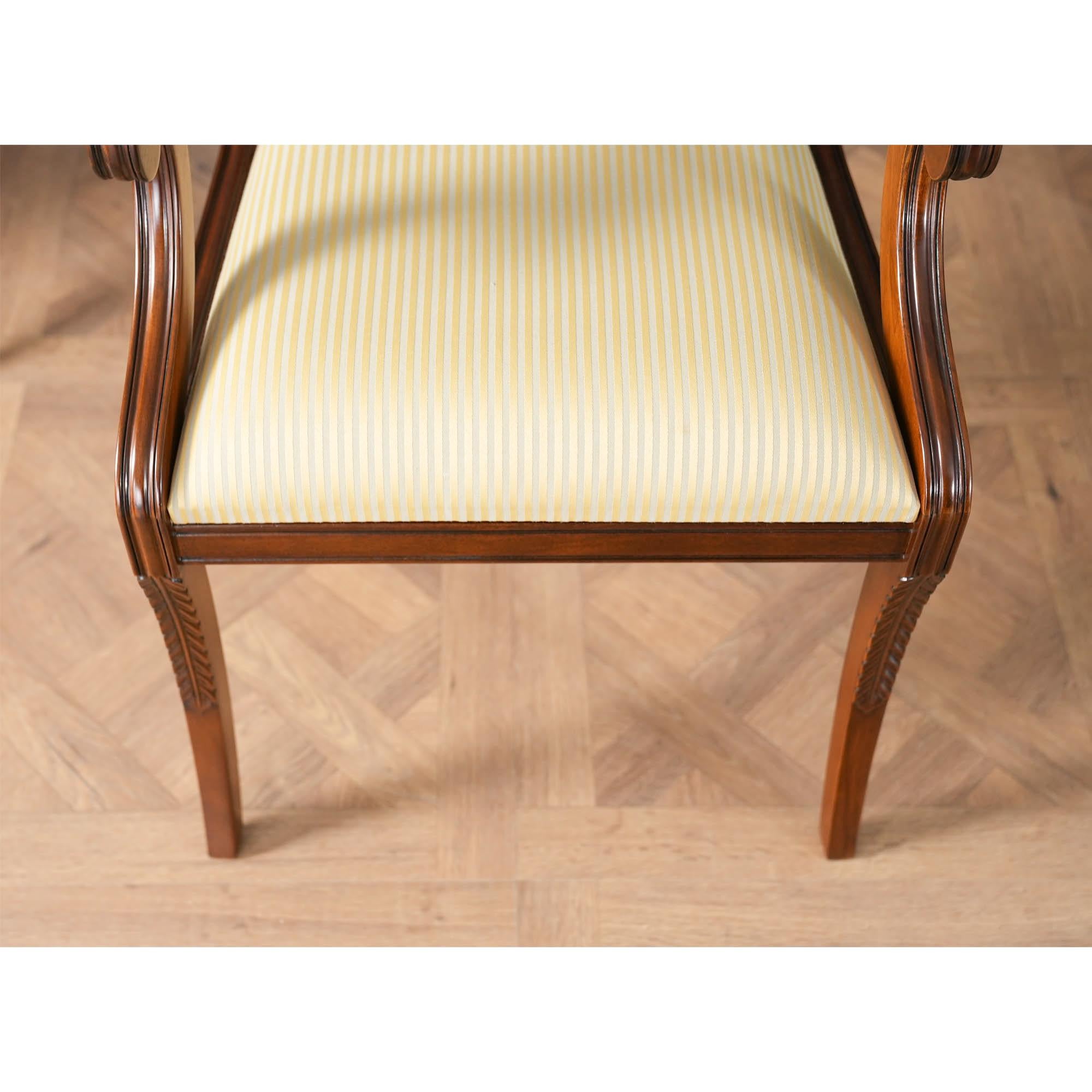 Sedie con schienale ad arpa, set di 10 in vendita 6