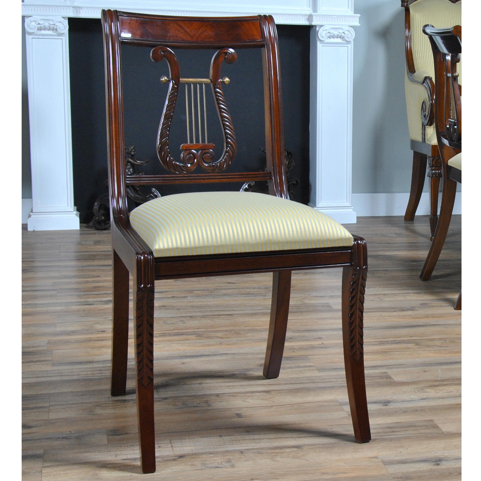 Harp Back Chairs, Set of 10 For Sale 6