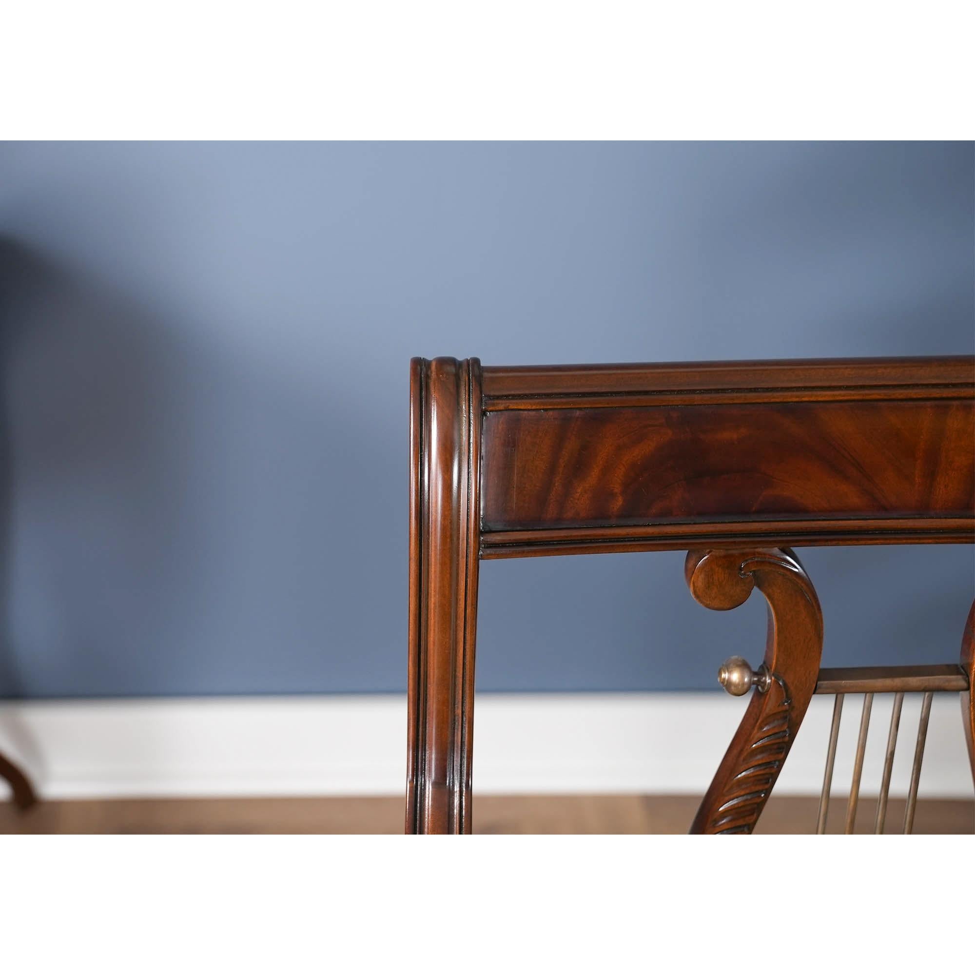 Tessuto Sedie con schienale ad arpa, set di 10 in vendita