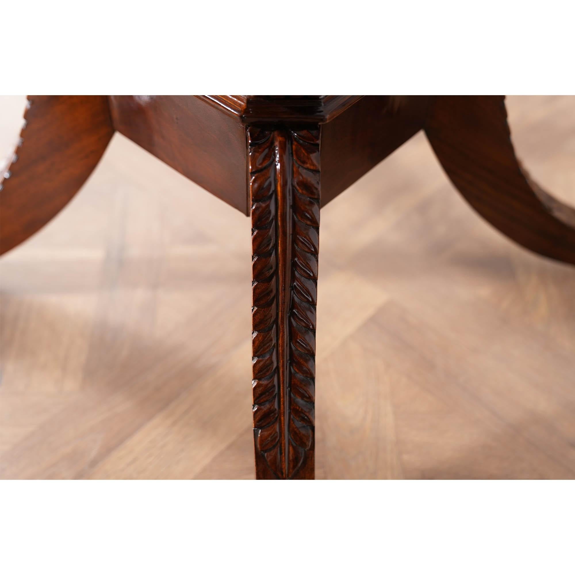 Harp Base Dining Table In New Condition For Sale In Annville, PA