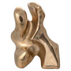 Harp Bronze Sculpture