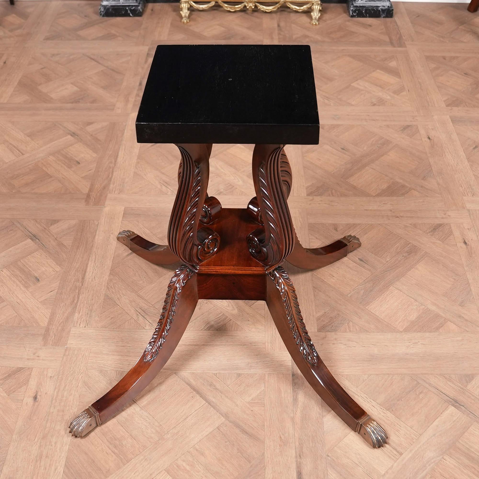 Acajou Centre de table harpe en vente