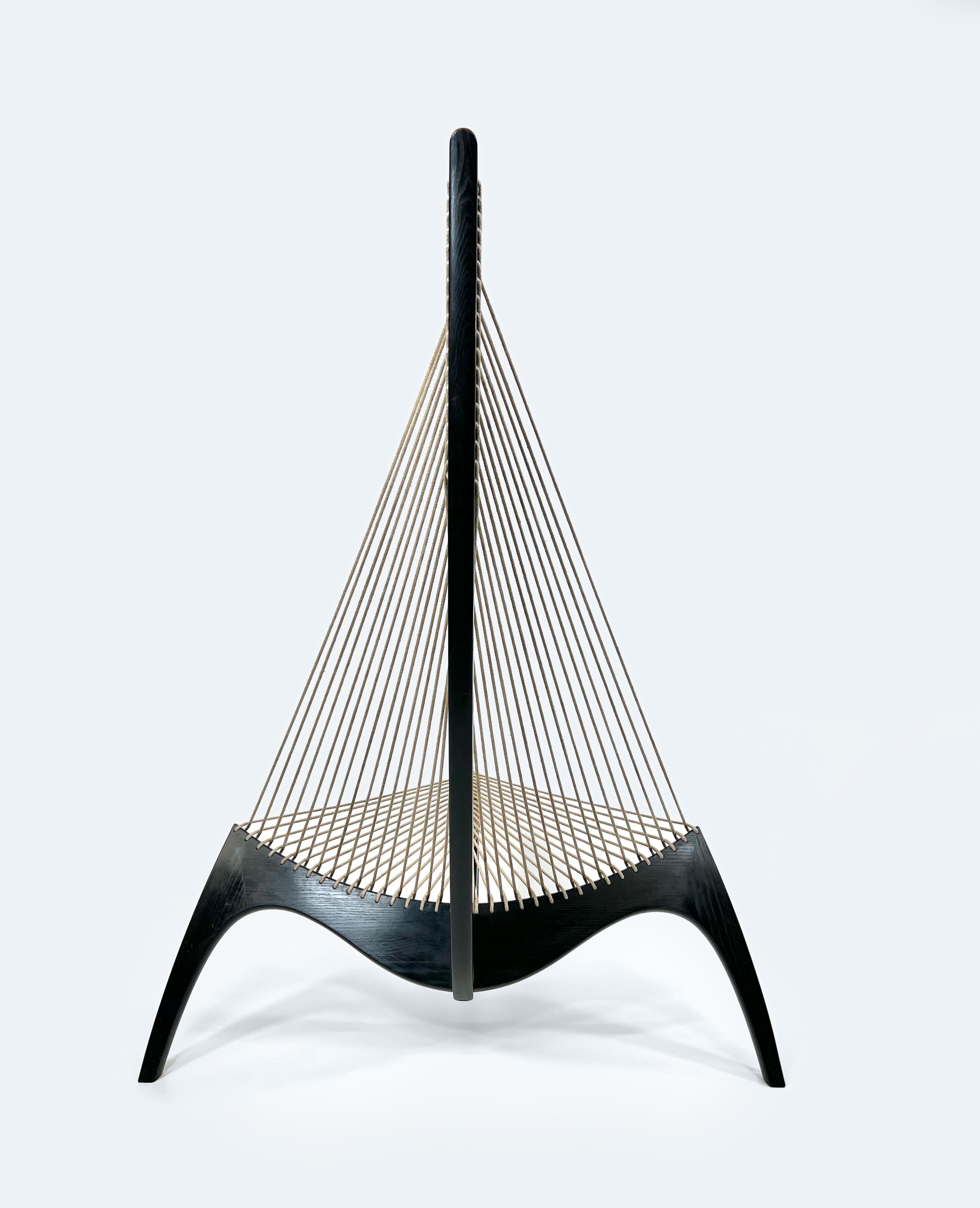 Silla Arpa de Jørgen Høvelskov para Christensen & Larsen Møbelhandverk, 1968 en venta 3