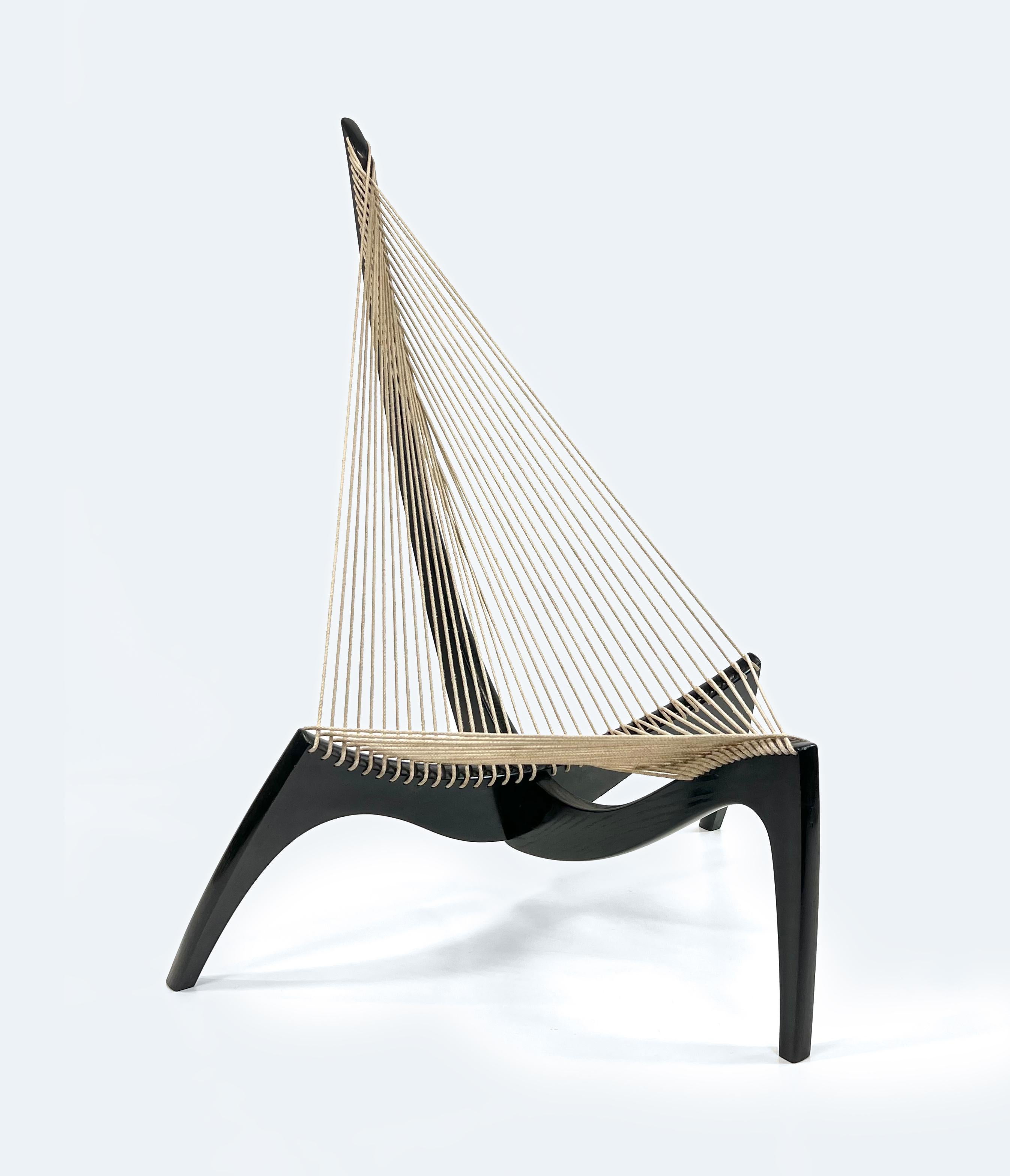 Silla Arpa de Jørgen Høvelskov para Christensen & Larsen Møbelhandverk, 1968 mediados del siglo XX en venta