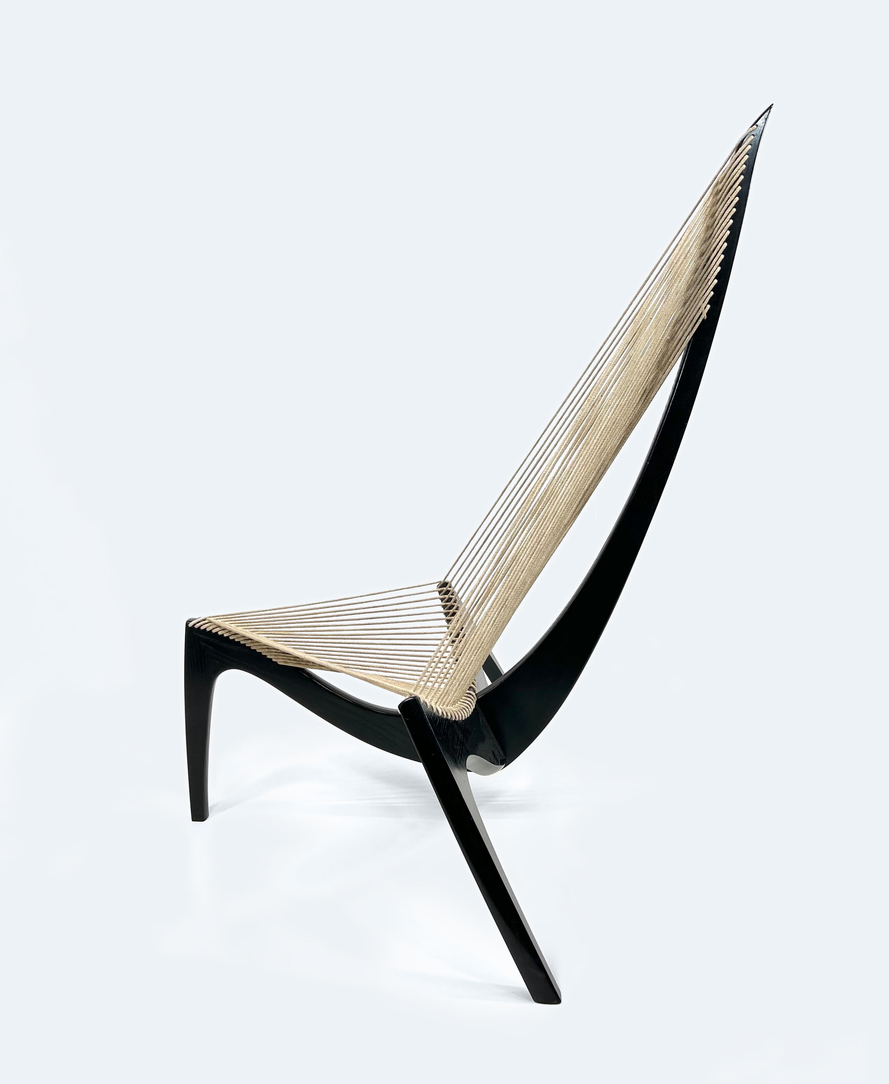 Silla Arpa de Jørgen Høvelskov para Christensen & Larsen Møbelhandverk, 1968 en venta 1