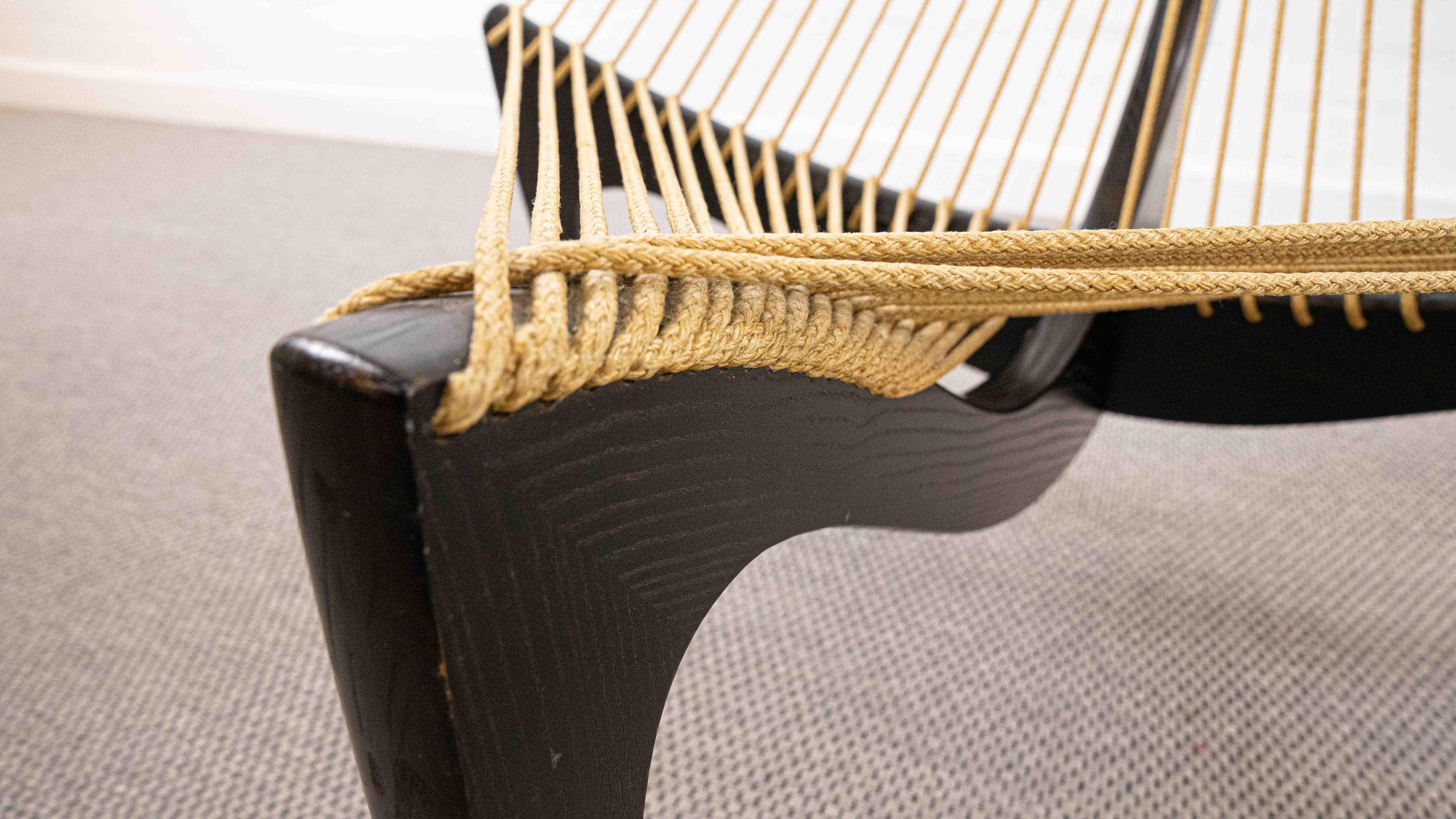 Harp Chair Designed by Jørgen Høvelskov for Christensen & Larsen, Denmark For Sale 8
