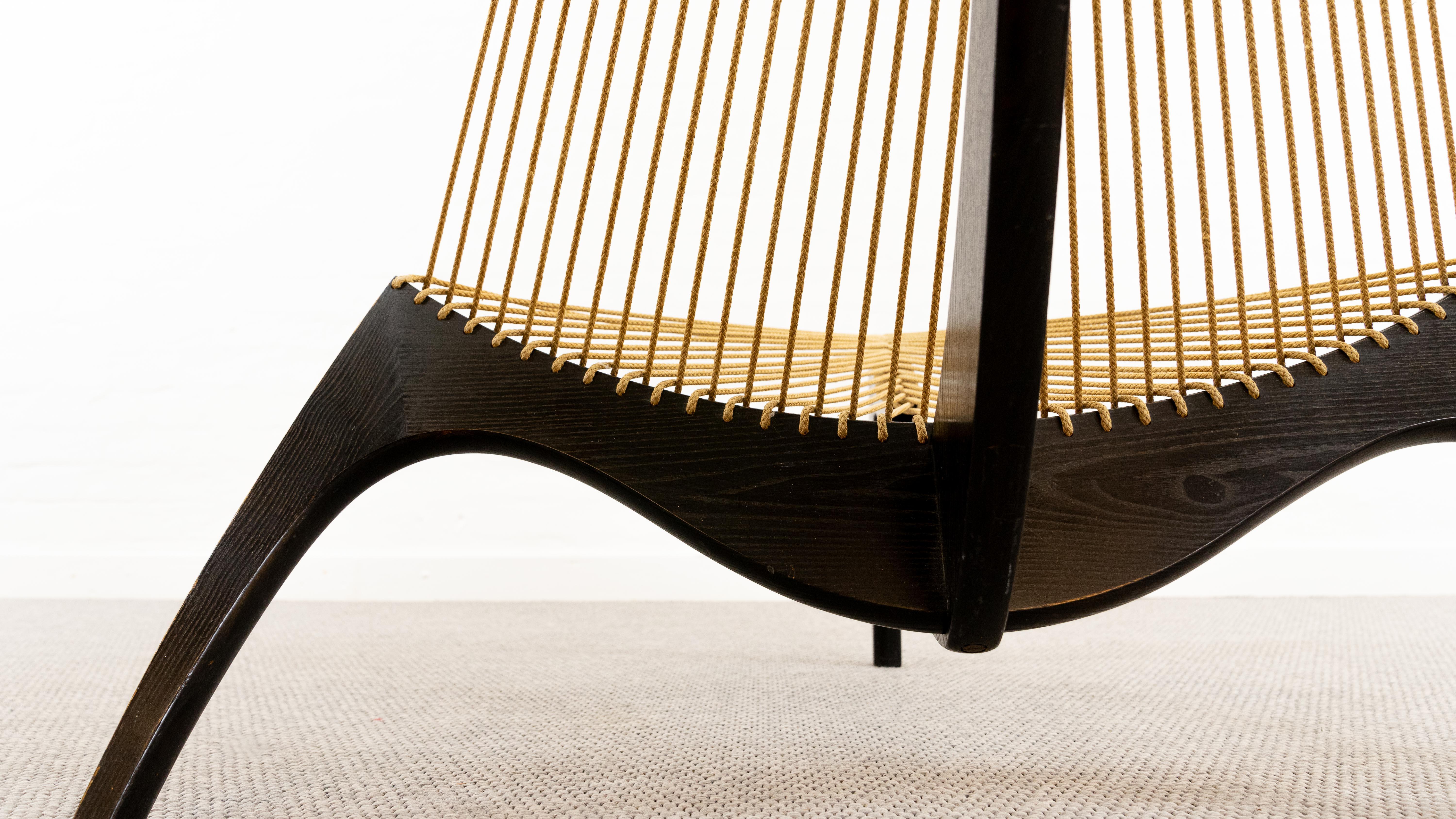 Harp Chair Designed by Jørgen Høvelskov for Christensen & Larsen, Denmark For Sale 10