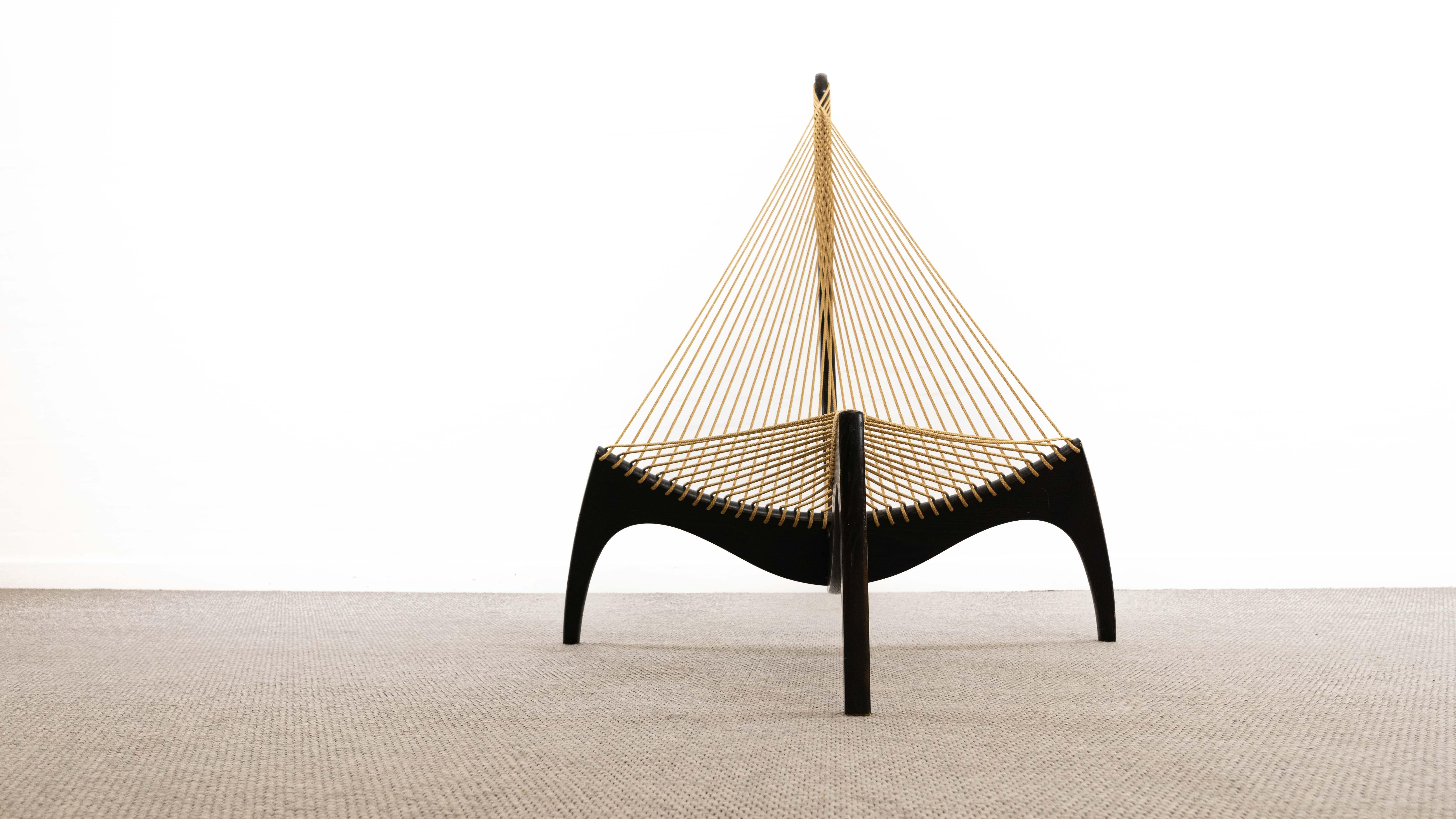 Danish Harp Chair Designed by Jørgen Høvelskov for Christensen & Larsen, Denmark For Sale