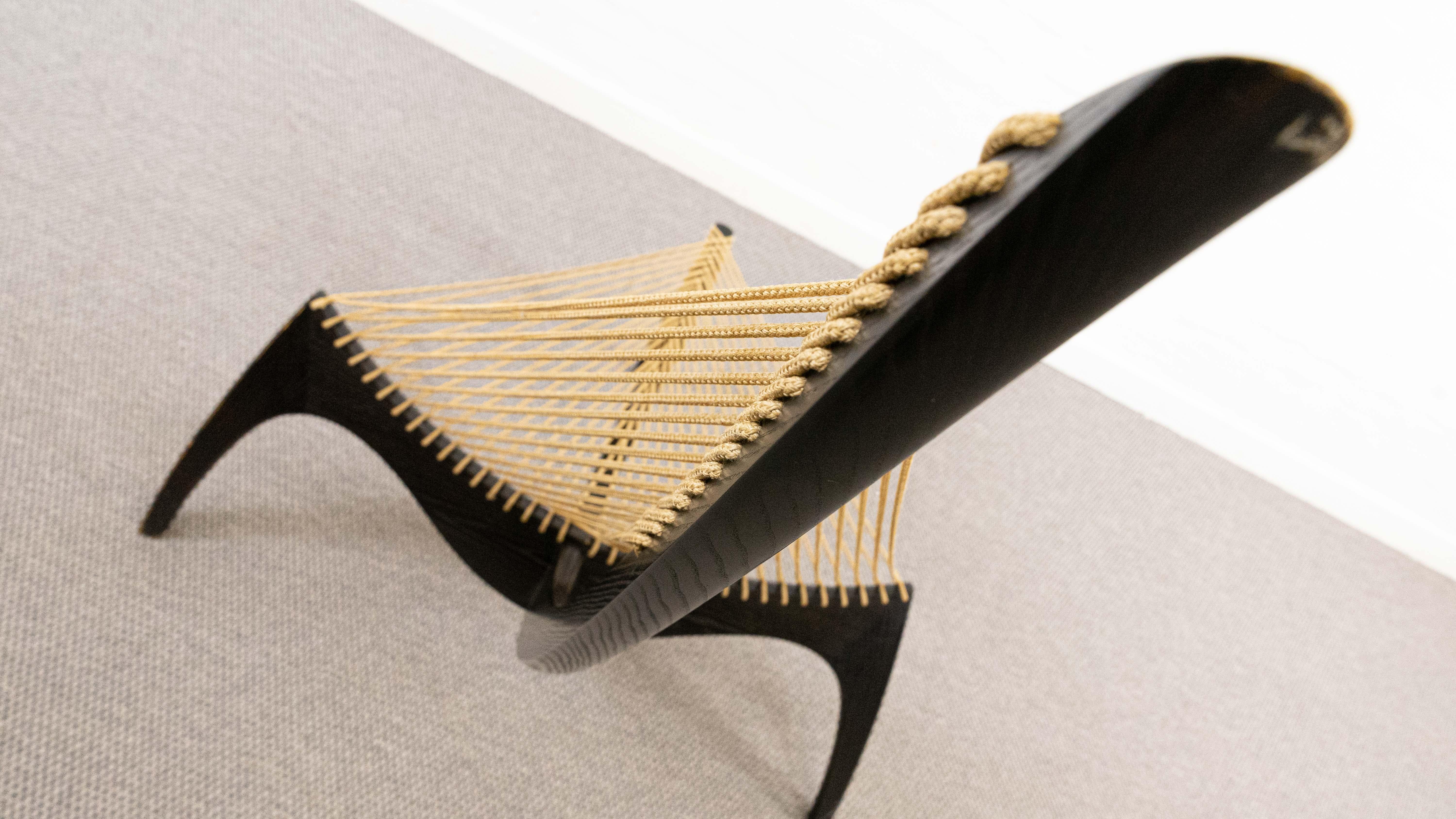 Harp Chair Designed by Jørgen Høvelskov for Christensen & Larsen, Denmark In Good Condition For Sale In Halle, DE