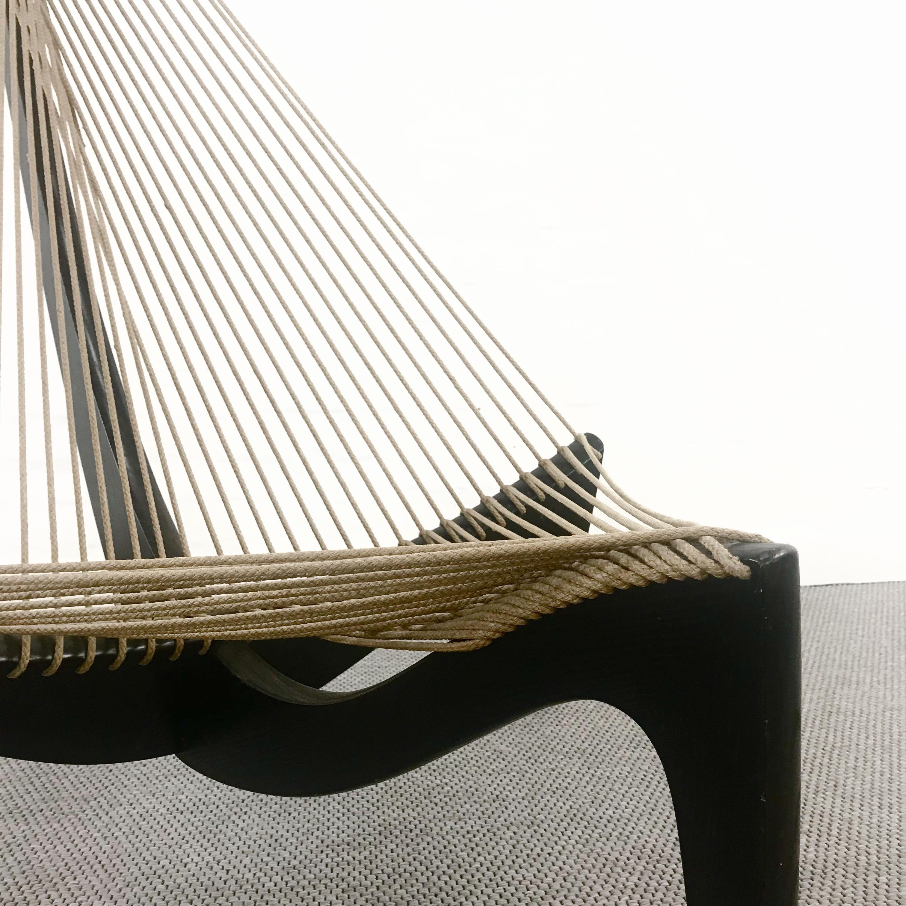 Mid-20th Century Harp Chair Designed by Jørgen Høvelskov for Christensen & Larsen, Denmark For Sale