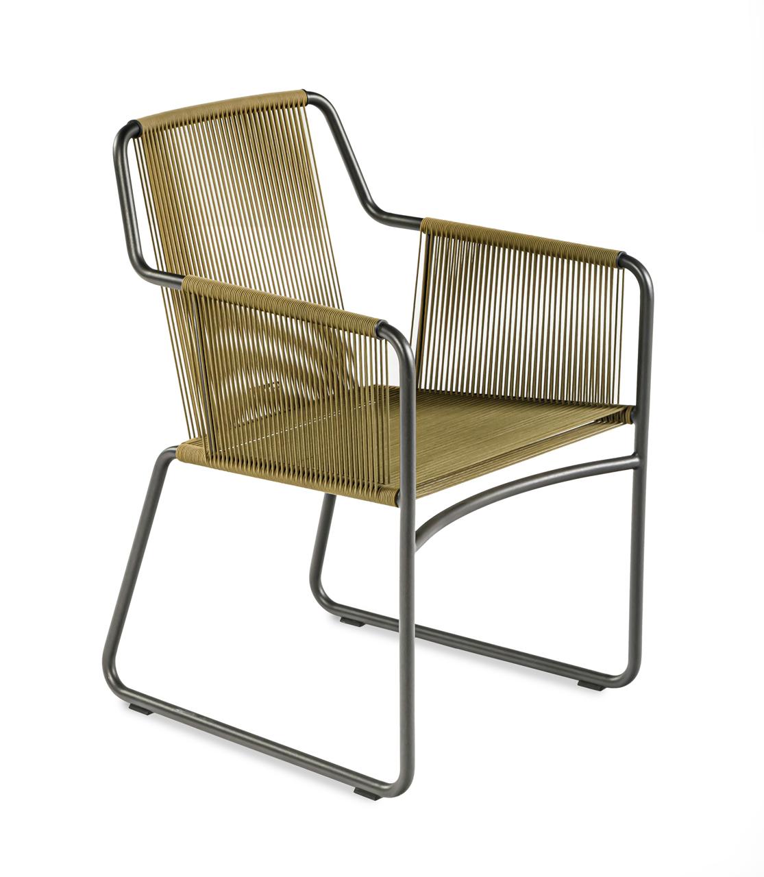 Harp-Stuhl in Olivgrün von Rodolfo Dordoni (Moderne)