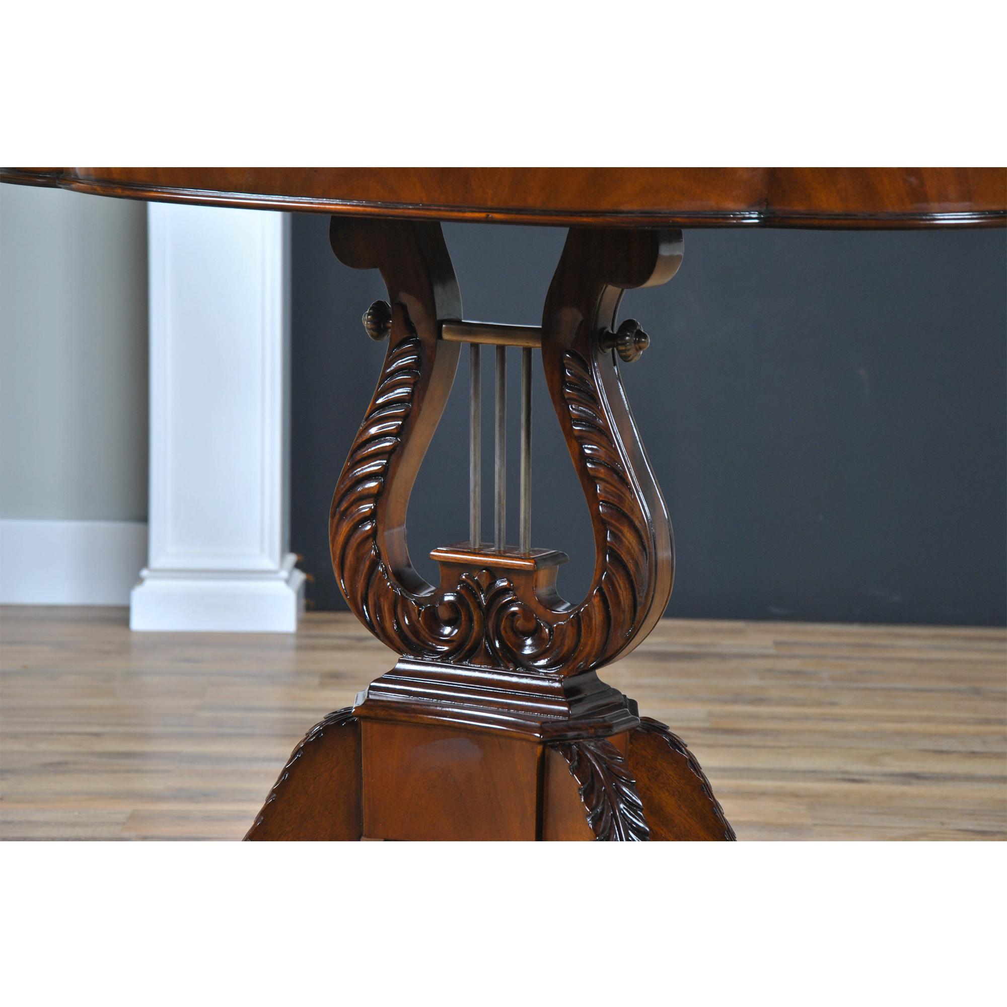 Contemporary Harp Game Table  For Sale