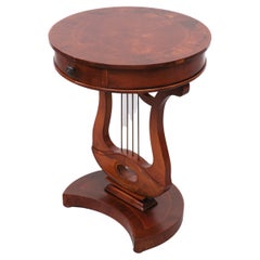Harp shaped Baroque side table  1970s Italy