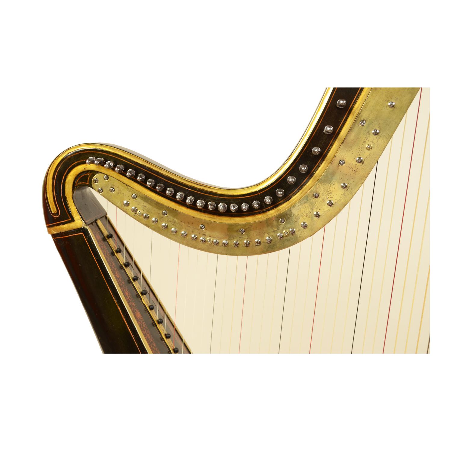 Harp Signed by Sebastian Erard's Patent Harp N. 881 N. 18, 1808-1809 3