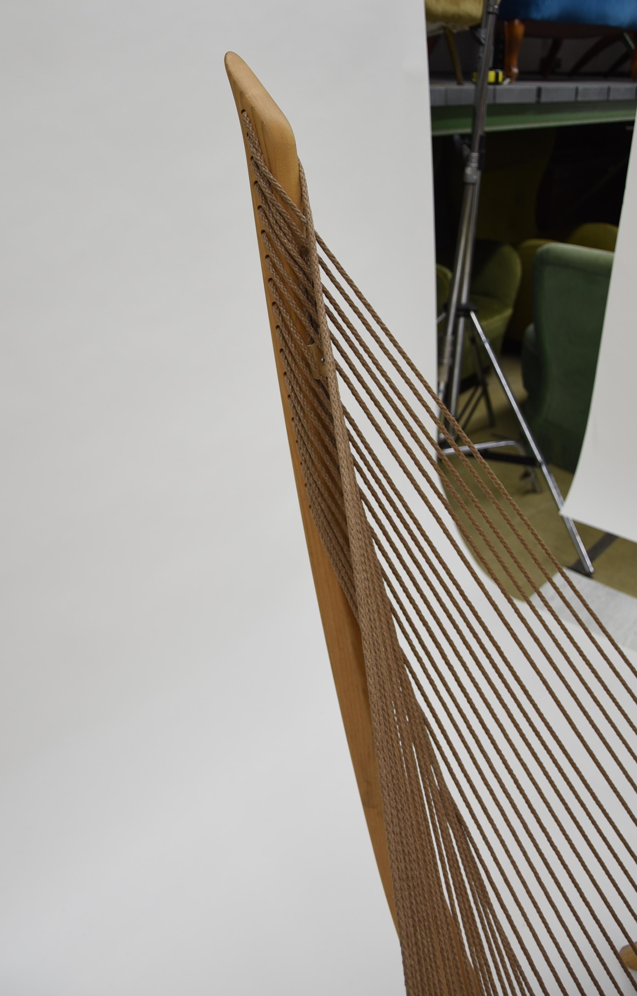 Harp String Chair by Jørgen Høvelskov Jorgen Hovelskov Harpchair Midcentury 1