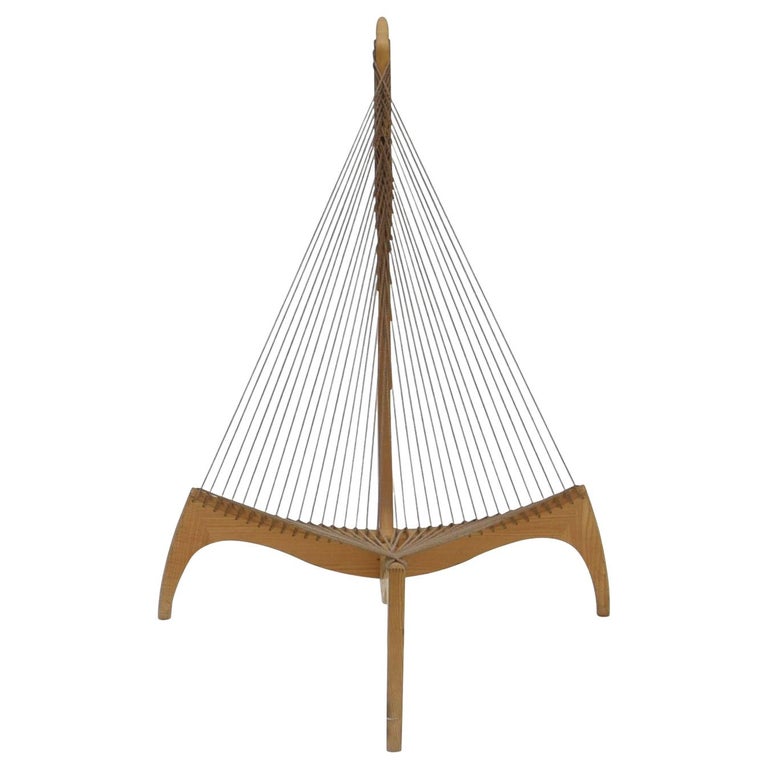 Harp String Chair by Jørgen Høvelskov Jorgen Hovelskov Harpchair Midcentury  For Sale at 1stDibs