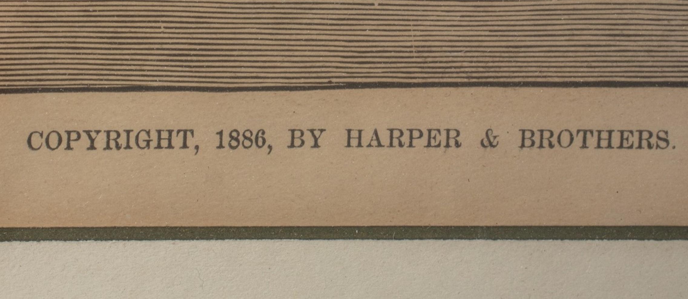 Papier Harper & Bros., « Liberty Enlightening... », 1888 en vente