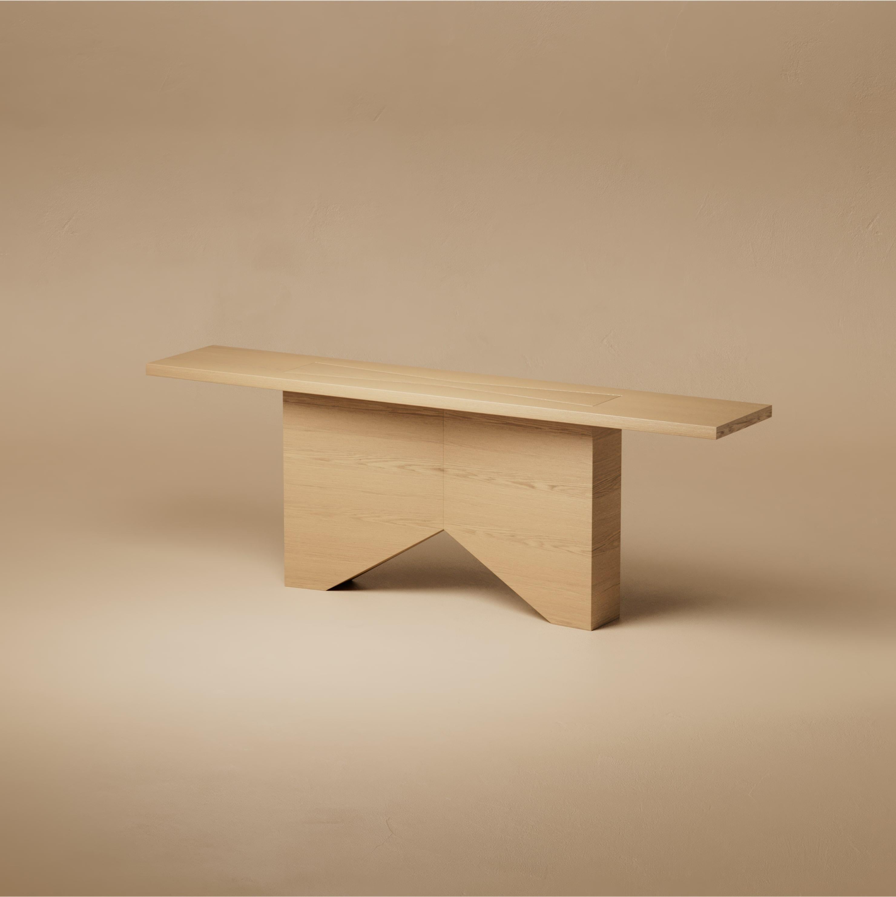 Harper Oak Console Table by Lusano For Sale at 1stDibs