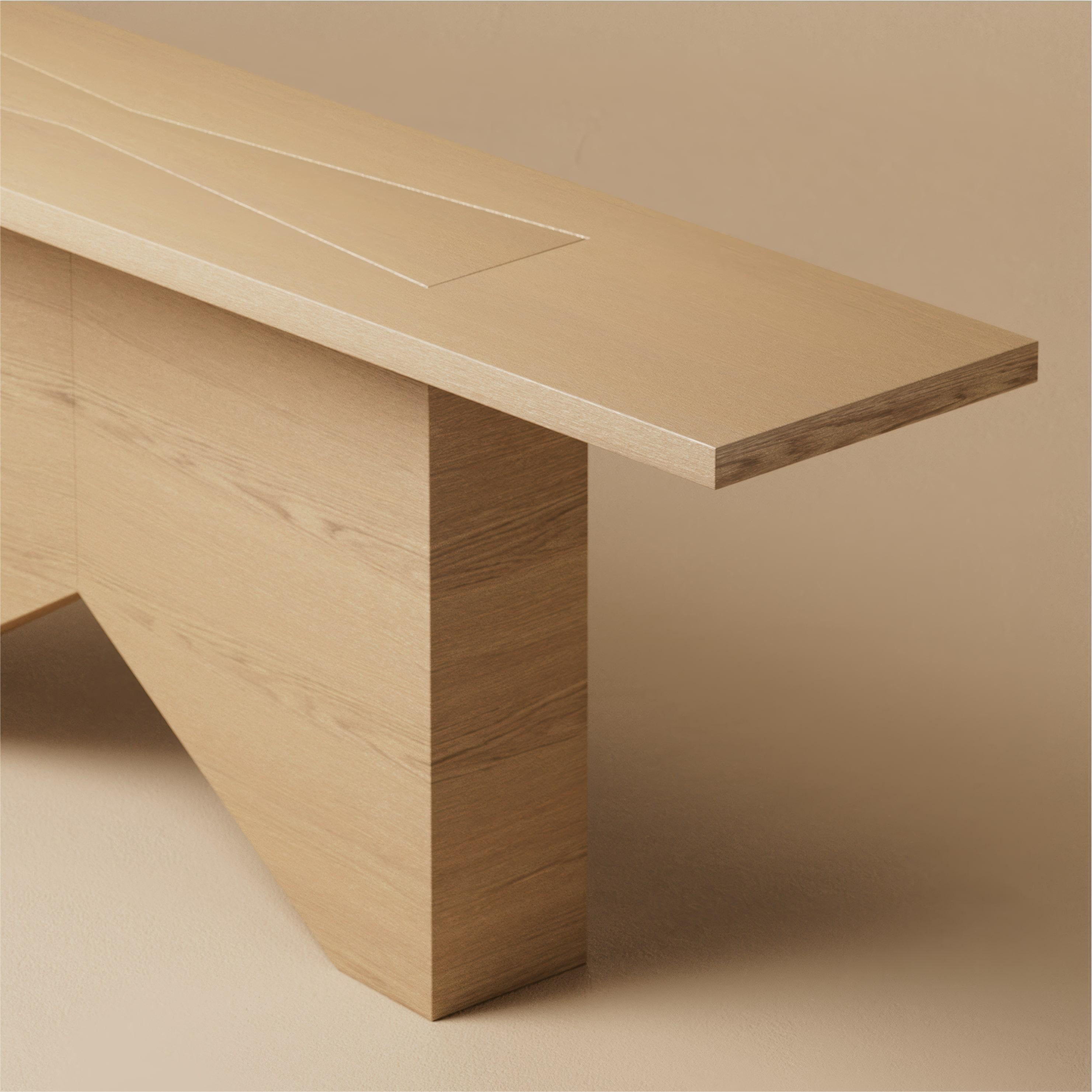 Harper Oak Console Table by Lusano For Sale at 1stDibs