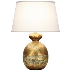 Harper Table Lamp in Gold Ceramic by CuratedKravet
