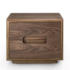 Harper Walnut Bedside Table