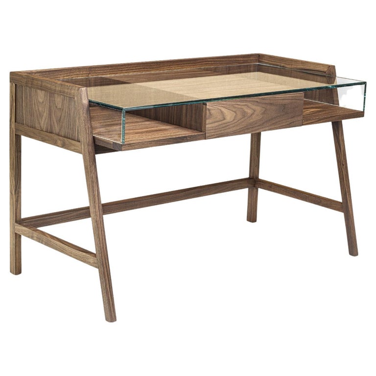 Harper Walnut Desk For Sale at 1stDibs