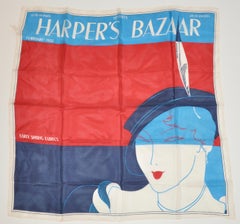 "Harper's Bazaar February 1932 Paris" Silk Scarf