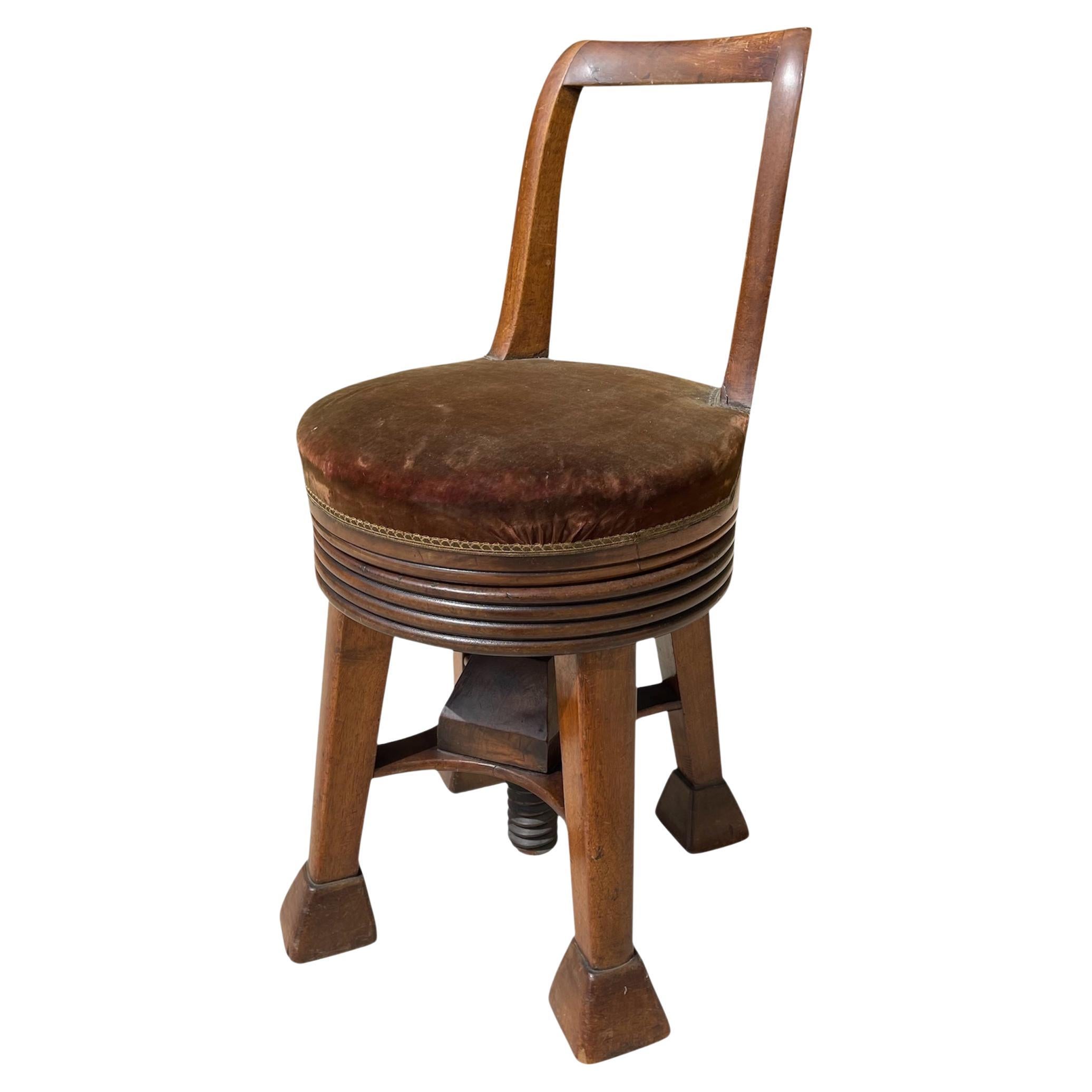 Harpist's Chair / Musician's Chair en vente