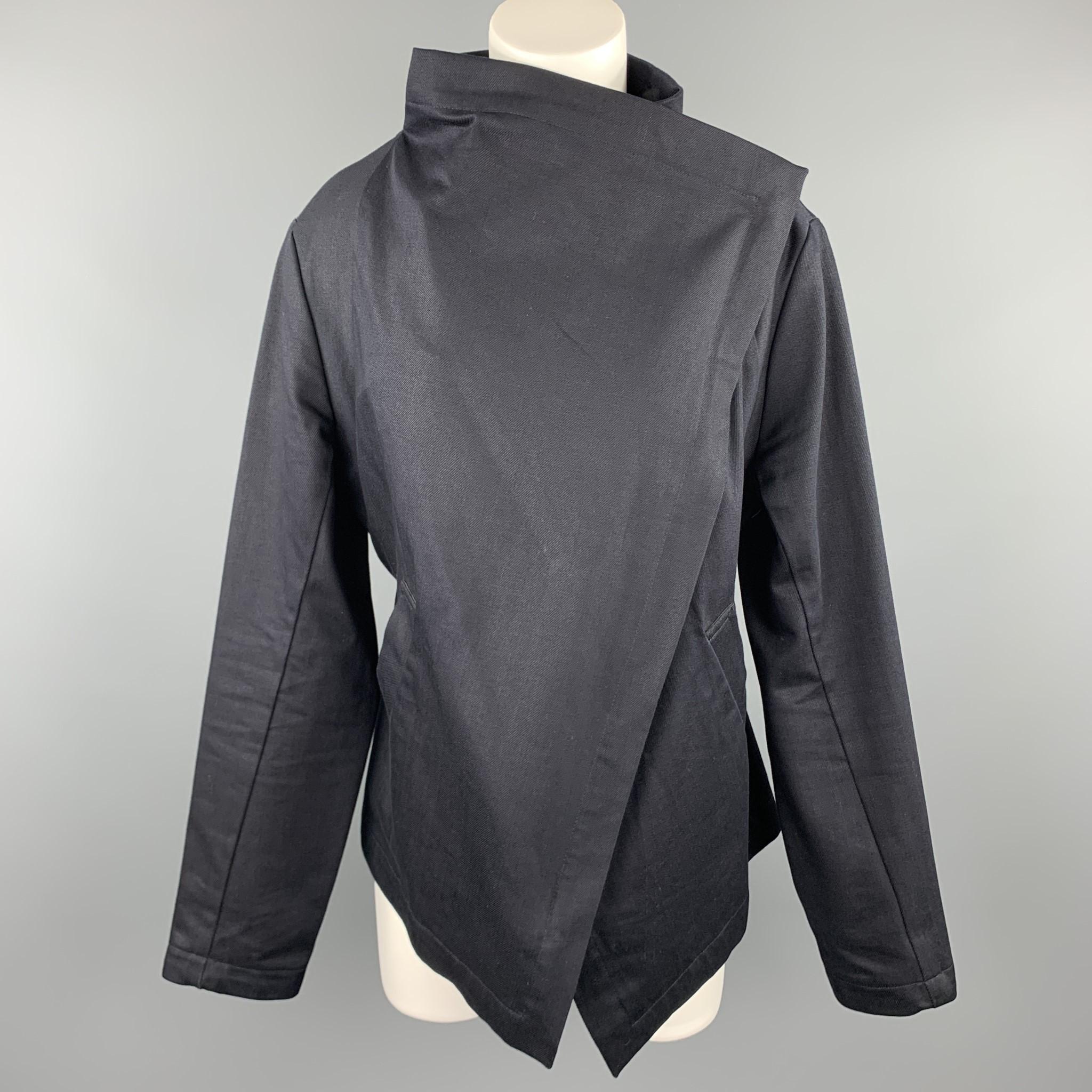 jacket asymmetrical cotton