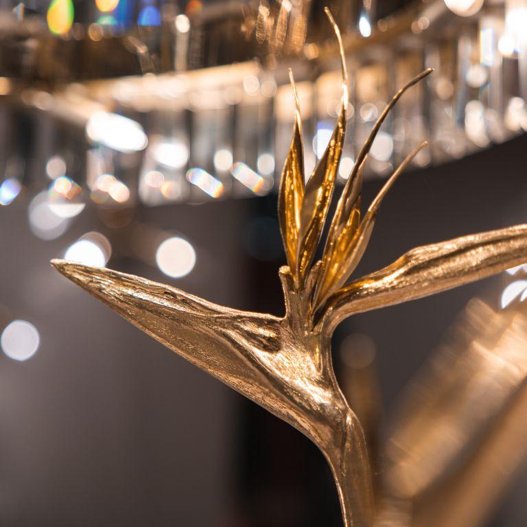 Hand-Crafted Harriak: Sculptural Vase Inspired Birds of Paradise - Natural Elegance and Form