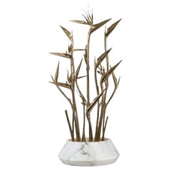 Harriak: Sculptural Vase Inspired Birds of Paradise - Natural Elegance and Form