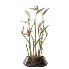 Harriak : Vase sculptural inspiré des oiseaux de paradis - Natural Elegance and Fo