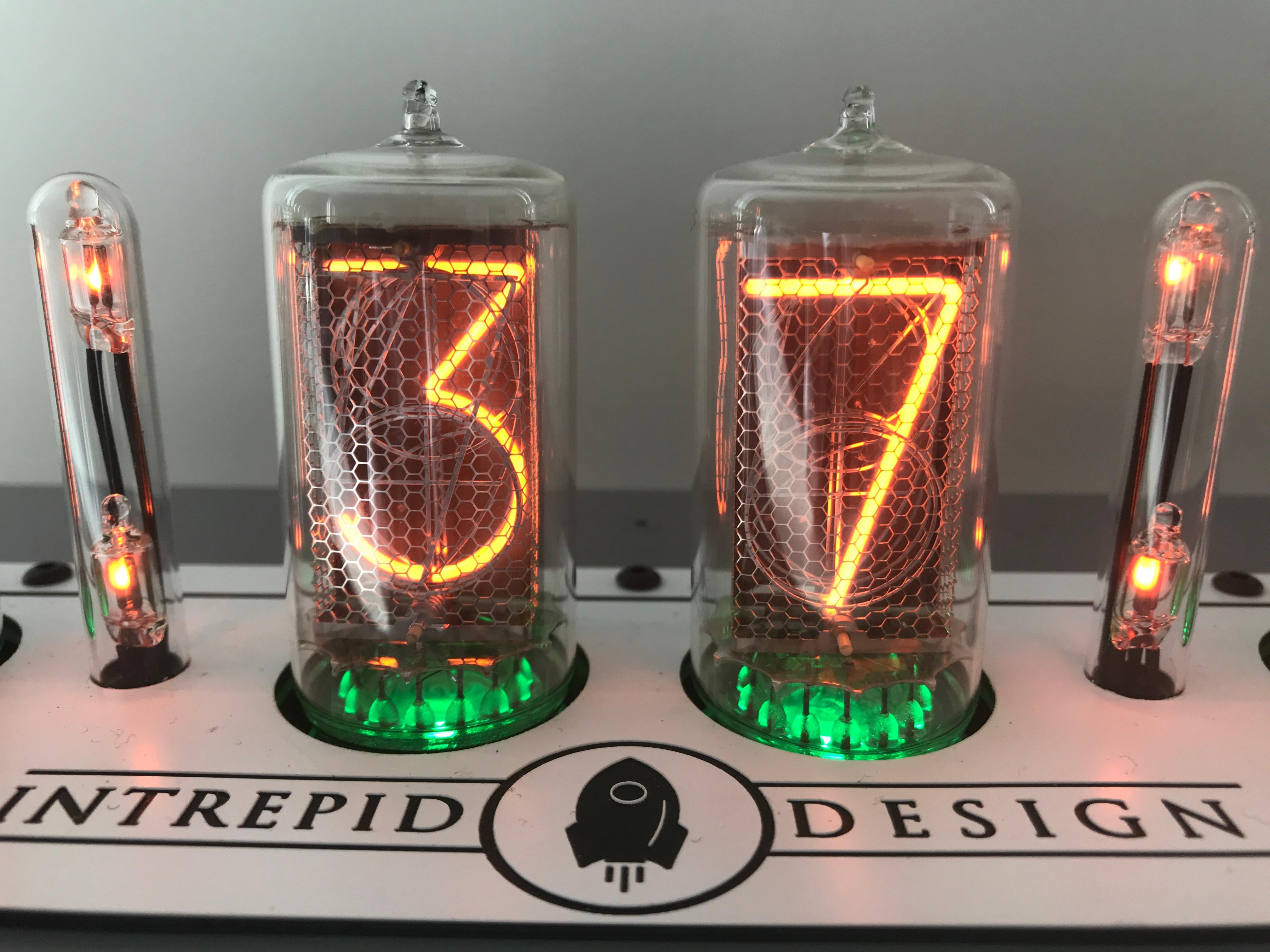 British Harrier Jump Jet Nixie Clock For Sale