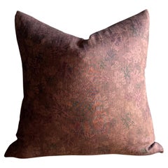 Harriet Brown Linen Floral Pillow Cover 20 x 20