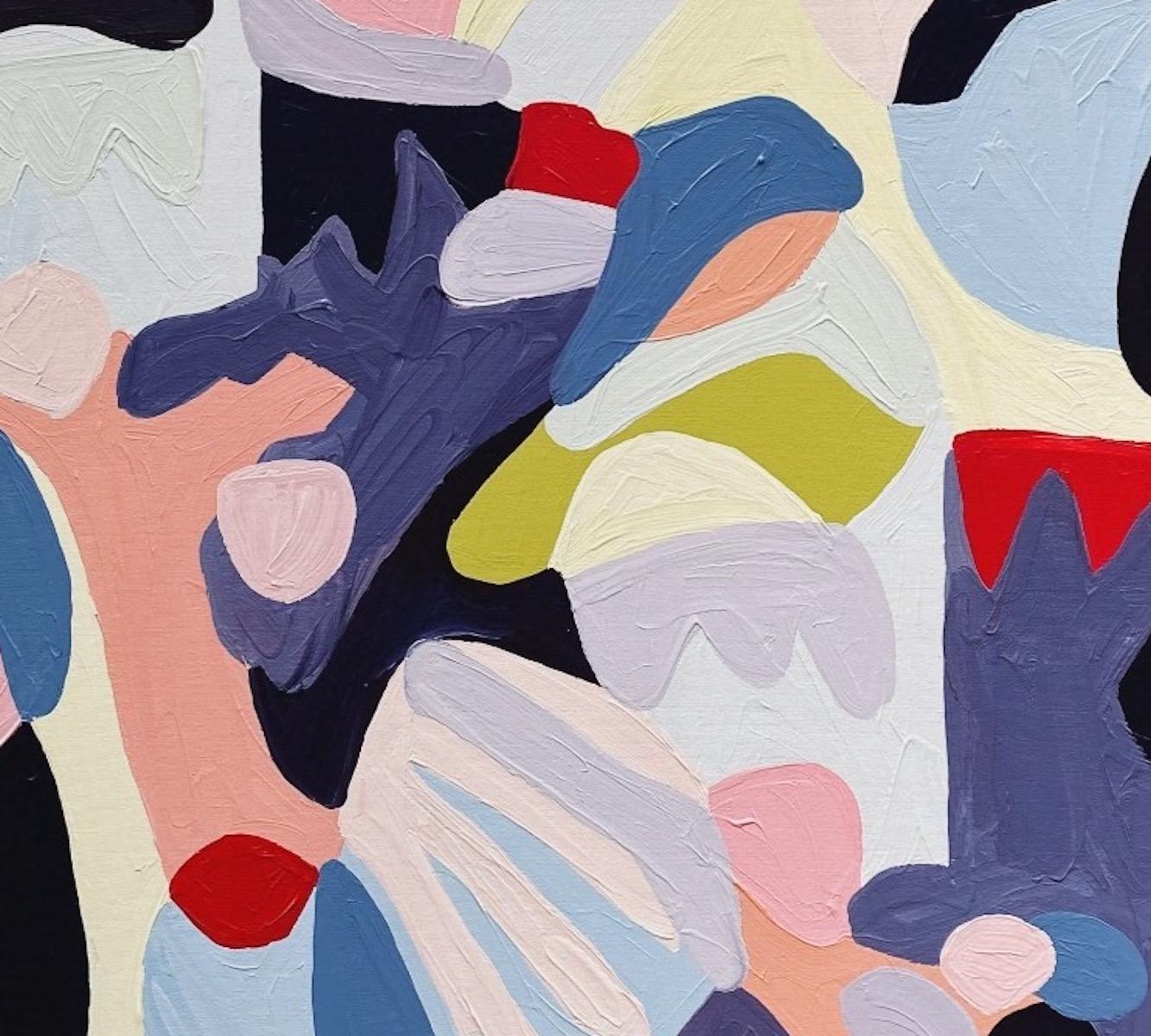 Date Night, Harriet Chomley, Original Painting, Abstract expressionist, Abstract 1